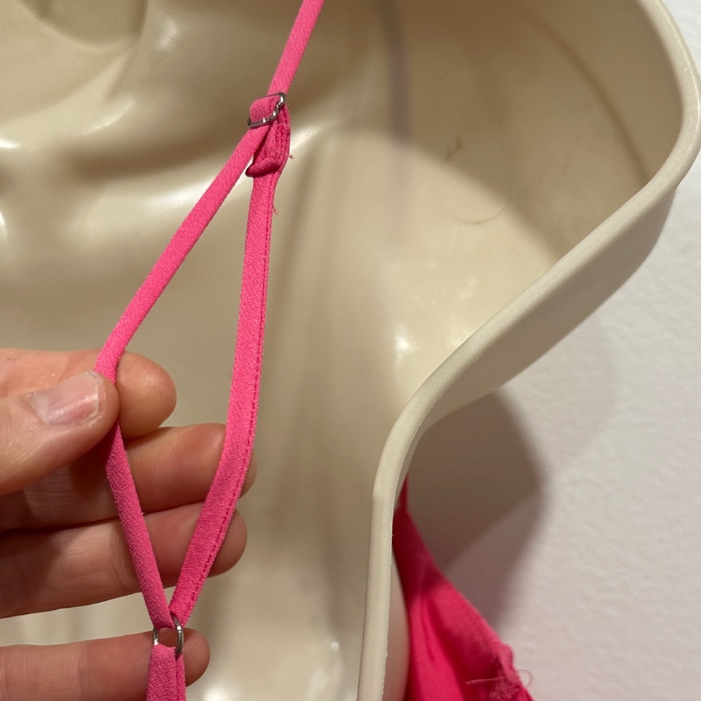 NWT! Lulu's Strapless Pink Tiered Dress - Picture 15 of 15